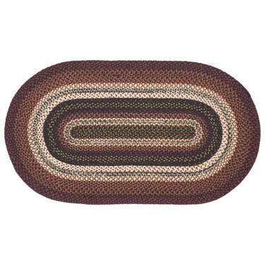 Beckham Jute Braided Rug Oval with Rug Pad 27